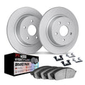 DFC 92-96 Lexus ES300 Front Geospec Rotors w/4000 HybriDynamic Brake Pads w/Hardware