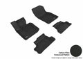 3D MAXpider 2016-2019 Mini Convertible Kagu 1st & 2nd Row Floormats - Black