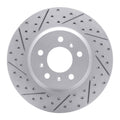 DFC 06-16 Buick Lucerne Front Left Drilled & Slotted Geoperformance Rotor
