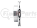 DFC 73-93 Dodge RM300 Front Right Drilled & Slotted Silver Brake Rotor