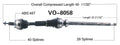 NEW CV AXLE