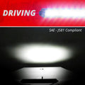 XK Glow Razor Light Bar Fog + Strobe + High Beam Driving No Wire & Switch 20in