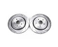 Power Stop 16-18 Cadillac ATS Rear Evolution Drilled & Slotted Rotors - Pair