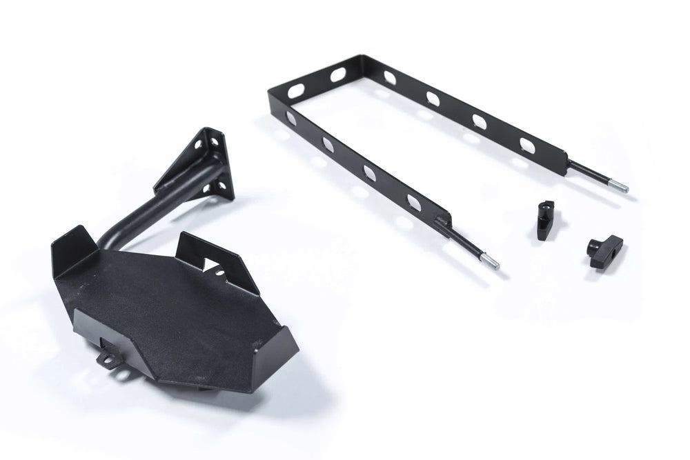~(12 lbs. 20X20X7)~ Destroyer 5 Gallon Jerry Can Mount / Drivers Side Only Black Powder Coated 2007-2017 Jeep JK Wrangler