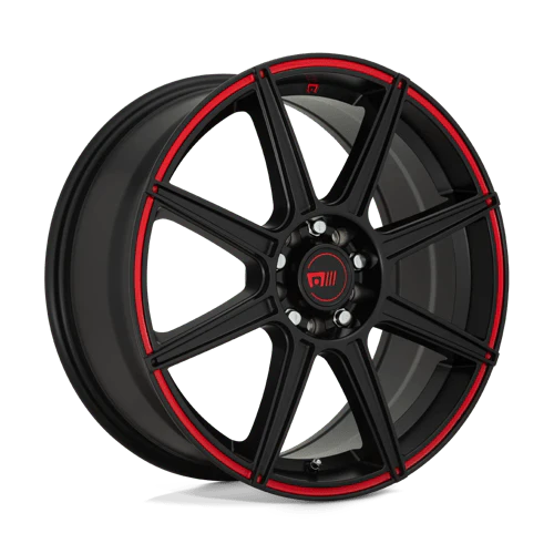 MR142 16X7 5X110/115 S-BLK RED 40MM