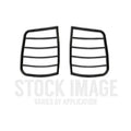 0713 TUNDRA BLACK TAIL LIGHT GUARDS
