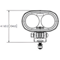 PEDESTRIAN SPOTLIGHT: LED (2) 1280VDC BLUE ILLUMINATION