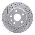 DFC 11-16 Buick Regal Front Left Drilled & Slotted Geoperformance Rotor