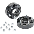 ~(8 lbs. 7X7X4)~ Spidertrax Jeep 5 on 5 IN x 1-1/2 IN Thick Black Wheel Spacer Kit