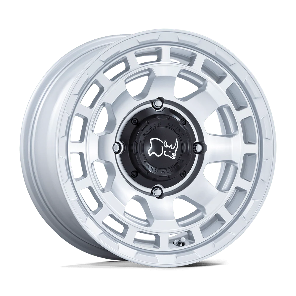BLACK RHINO HARD ALLOYS - UTV BU002 15X7 4X110 H-SLV MCH 10MM - BU002SD15704010