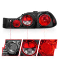 ANZO 1998-2000 Honda Accord Taillights Black