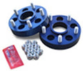 Spidertrax Jeep 5 on 4-1 2 to 5 on 5 Black Wheel Adapters (Pair) WHS013K