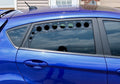 Billetworkz Circles Window Vents Gray Mesh - Fits Ford Fiesta ST (2013-17)
