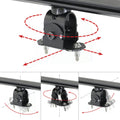 SRM Rack Mounting Kit Adjustable Multi Axis Mount Textured Black Go Rhino