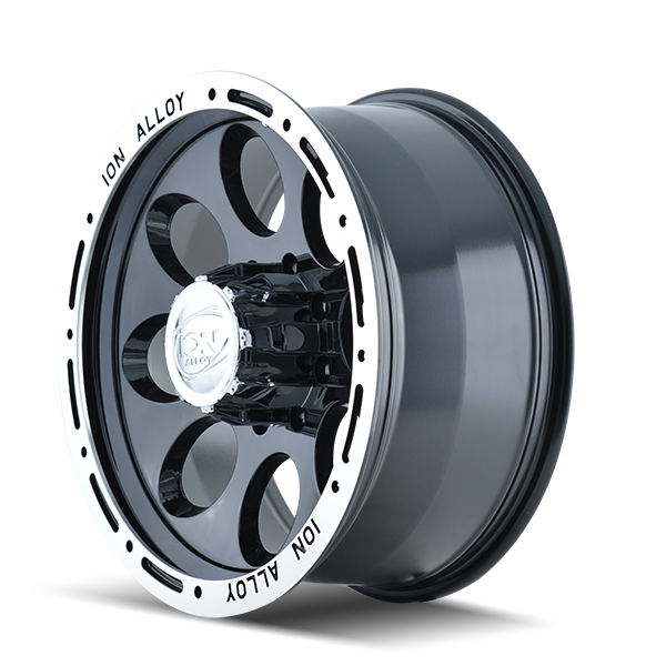 ~(23 lbs. 17X17X9)~ 174 (174) BLACK/MACHINED LIP 15X8 5-114.3 -27MM 83.82MM