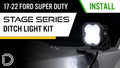 Diode Dynamics 20-Present Polaris RZR C1 Headlight Mounting Bracket Kit (Pair)