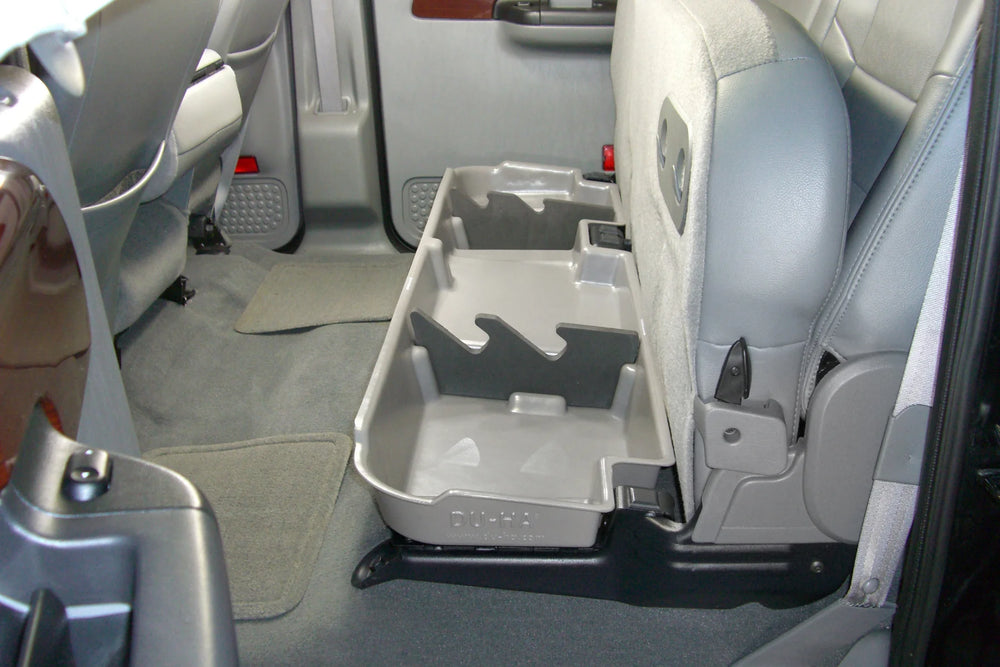 0316 F250/F350/F450/F550 SUPER DUTY CREW CAB UNDERSEAT STORAGE/GUN CASE BLACK