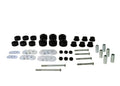 Body mount - bushing 24 Bushings 6 Tubes 6 Bolts 18 Washers Grease