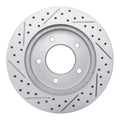 R1 97-04 Ford F-150 4WD Front Right Drilled & Slotted Geoperformance Rotor