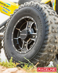 Aluminum Wheels 15x7 Mamba UTV A77 Machined Spokes Satin Black 5 Offset 4 on 156 Bolt Pattern Raceline