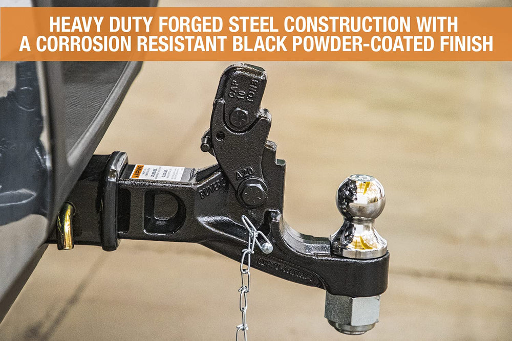 10 TON COMBINATION HITCH21/2 INCH RECEIVER 2 INCH BALL