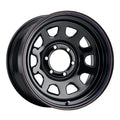 BLACK DAYTONA 17X8 5X5 (4 3 4BS 6mm)