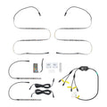 4PIECE CHASING LED GOLF CART CANOPY KIT