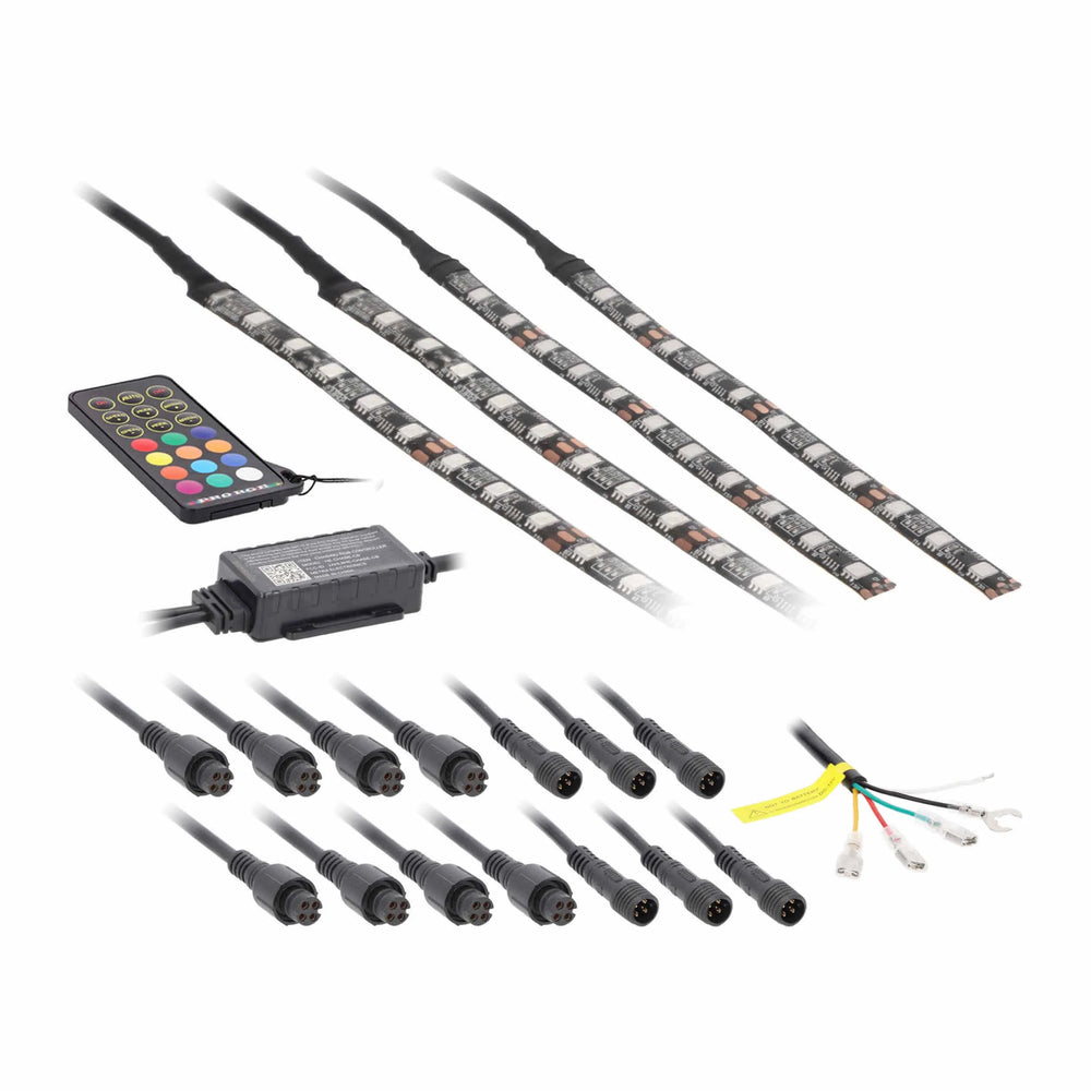 4PIECE CHASING LED GOLF CART CANOPY KIT