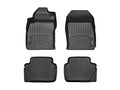 WeatherTech 14+ Ford Fiesta Front and Rear Floorliners - Black