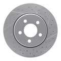 DFC 07-12 Dodge Nitro Front Right Drilled & Slotted Geoperformance Rotor