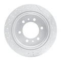 DFC 19-25 Freightliner Sprinter 1500 Rear Left Drilled & Slotted Geoperformance Rotor