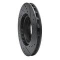 R1 95-02 BMW M3 Right Front Drilled & Slotted Black Brake Rotor