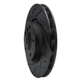 R1 95-02 BMW M3 Right Front Drilled & Slotted Black Brake Rotor