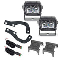 Oracle 10-23 Lexus GX460 A-Pillar Hood Mount Brackets w/ VEGA Series 2 Spotlights