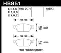 Hawk 15-16 Ford Focus ST HT-10 Race Front Brake Pads