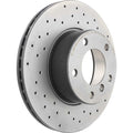 Brembo 01-03 BMW 525i/97-00 528i Front Premium Xtra Cross Drilled UV Coated Rotor