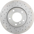 Brembo 01-03 BMW 525i/97-00 528i Front Premium Xtra Cross Drilled UV Coated Rotor