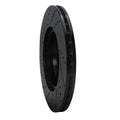 R1 16-23 Mercedes-Benz GLC350e Rear Right Drilled & Slotted Black Brake Rotor