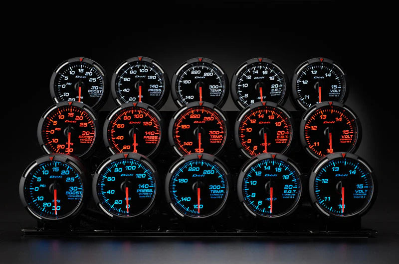 Defi BLUE RACER GAUGE metric TEMP 52BLUE BLUE