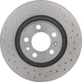 Brembo 99-10 VW Beetle/99-06 Golf/99-05 Jetta Front Premium Xtra Cross Drilled UV Coated Rotor