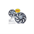 Fan: Slim-Line Fan Kit; 16" Electric Fan; 1800 CFM