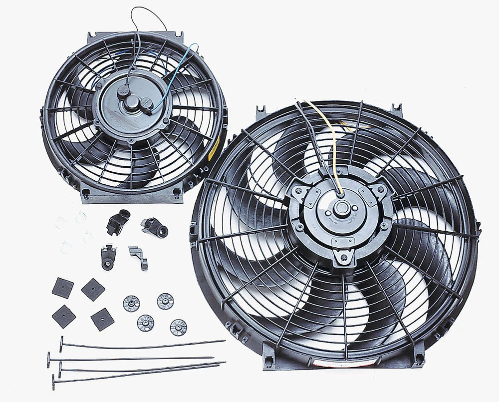 Fan: Slim-Line Fan Kit; 16" Electric Fan; 1800 CFM