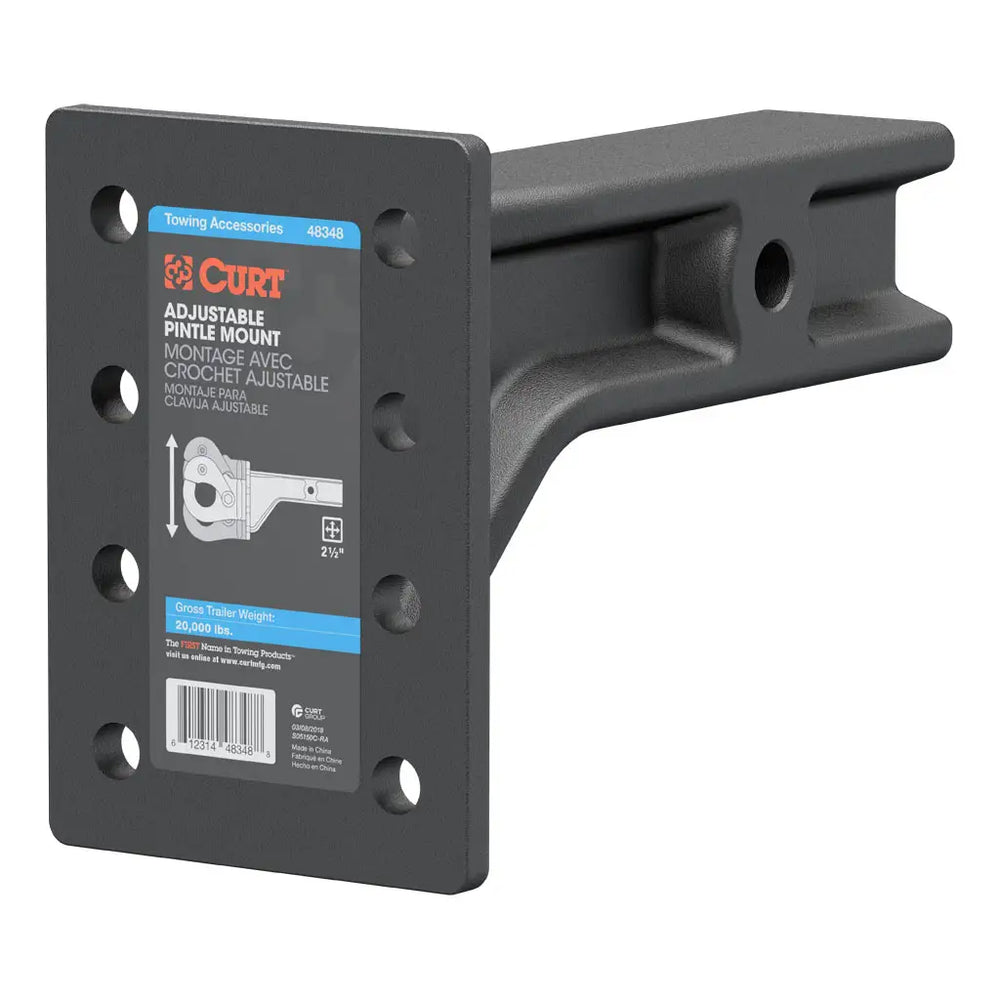 ADJUSTABLE PINTLE MOUNT (2-1/2"SHNK