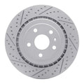 DFC 16-24 Cadillac Ats Rear Left Drilled & Slotted Geoperformance Rotor