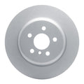 R1 17-25 BMW 430I Right Rear Drilled & Slotted Black Brake Rotor
