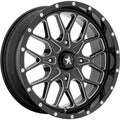 MA45 14X7 4X110 G-BLK MILL 10MM