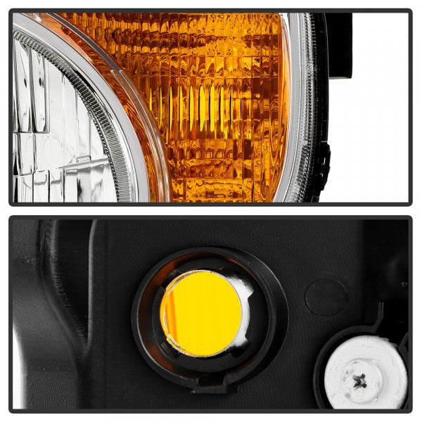0306 HONDA ELEMENT OEM STYLE HEADLIGHT CHROME LEFT AND RIGHT