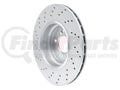 DFC 08-11 BMW 1 Series M Rear Right Drilled Hi-Carbon Alloy Geomet Coated Rotor