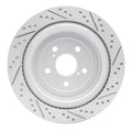 R1 16-22 Lexus Rx350 Rear Left Drilled & Slotted Geoperformance Rotor