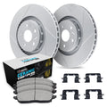 R1 16-21 Mercedes-Benz Metris Front Left Drilled Black Brake Rotor